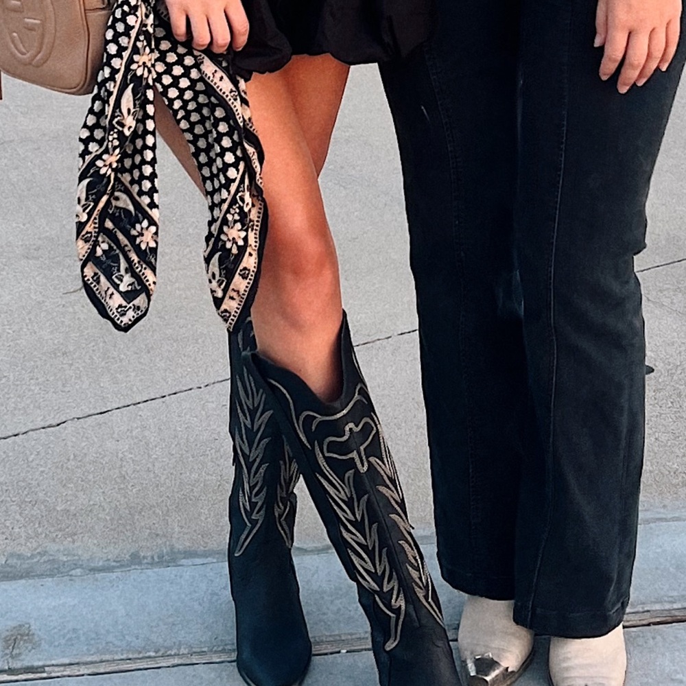 Black Western Boots